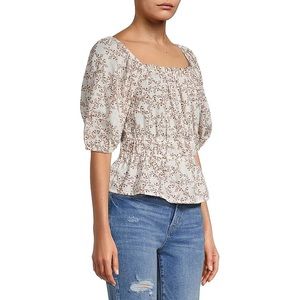 Peplum plus size blouse